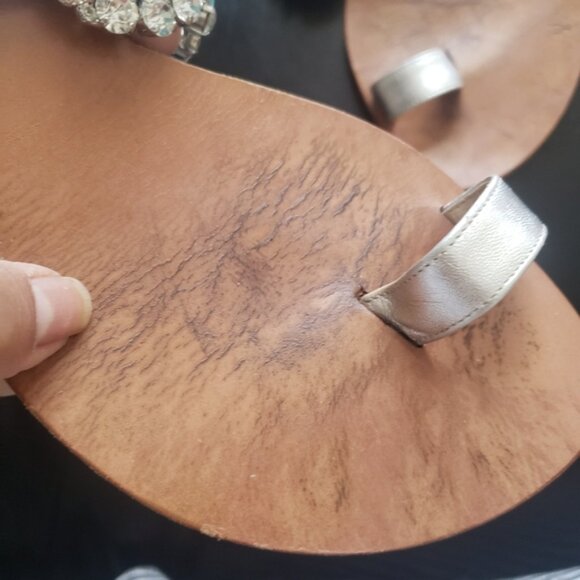 Mi hael Kors Elegant Turquoise and Silver Womens Sandals - Picture 3 of 10